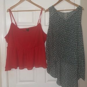 Two Plus Size 3 (22/24) date night tops